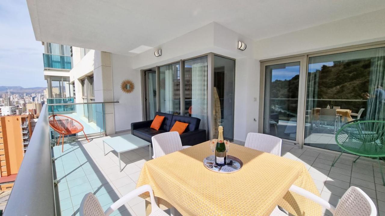 Skyline 6 Private Balcony, Sunny All Year Round, With Nice Views Benidorm Zewnętrze zdjęcie